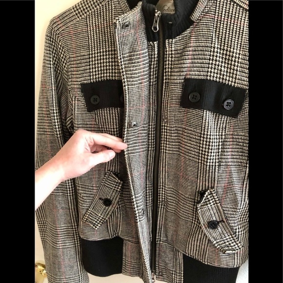 Vintage Triple Five Soul Wool Bomber Jacket Size M - Picture 4 of 9